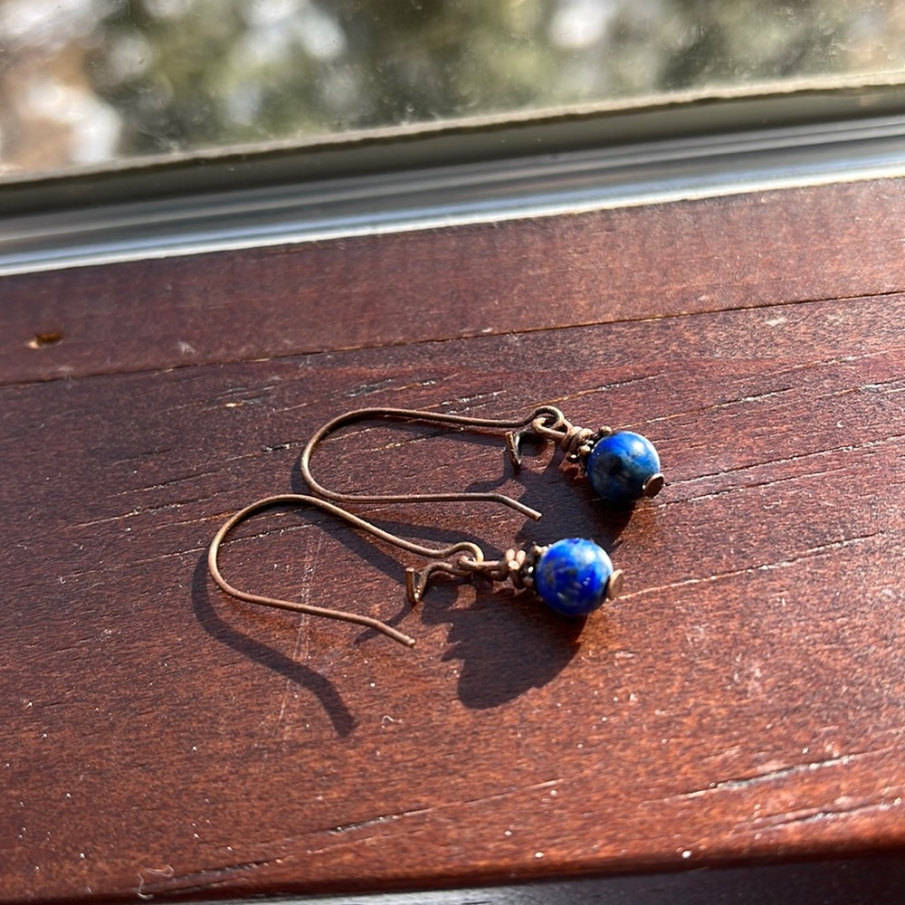 Lapis lazuli earrings